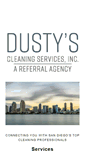 Mobile Screenshot of dustyscleaningsd.com